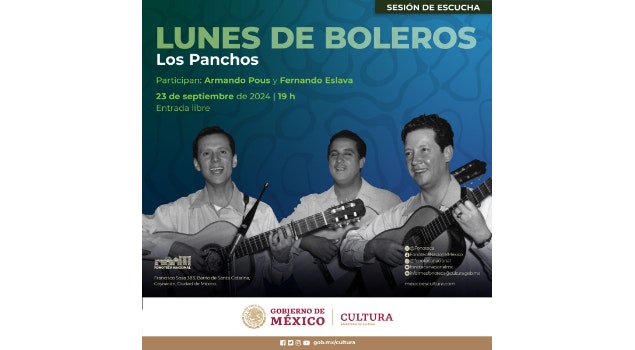 La Fonoteca Nacional celebra 80 años de la fundación del trío Los Panchos con una sesión de escucha