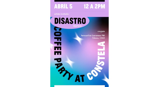 Coffe Party en Constela Café Polanco