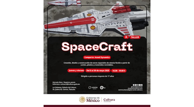 Spacecraft, taller de creación de naves de ciencia ficción en La Colmena