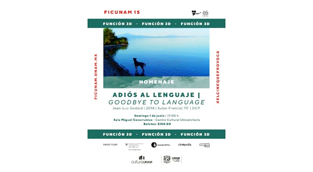 FICUNAM presenta función especial en 3D de "Adiós al lenguaje", de Jean-Luc Godard