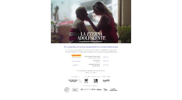 Asiste a las funciones de "La eterna adolescente" del director Eduardo Esquivel durante su estreno en FICUNAM