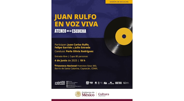 La Fonoteca Nacional presenta "Juan Rulfo en Voz Viva"