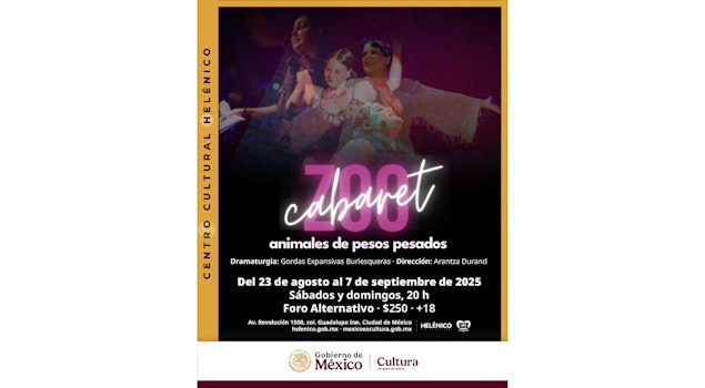 Zoocabaret: Un grito contra la gordofobia llega al Centro Cultural Helénico