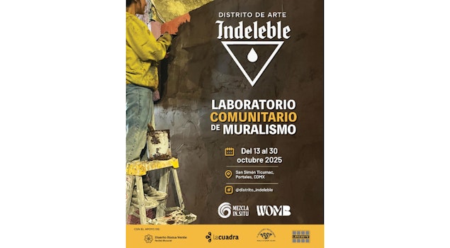 Llega la primera edición del festival de muralismo “Distrito de Arte Indeleble” a San Simón Ticumac