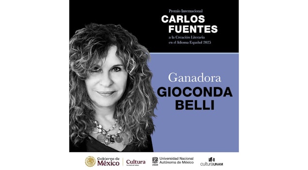 Gioconda Belli obtiene el Premio Internacional Carlos Fuentes a la Creación Literaria en el idioma español 2025