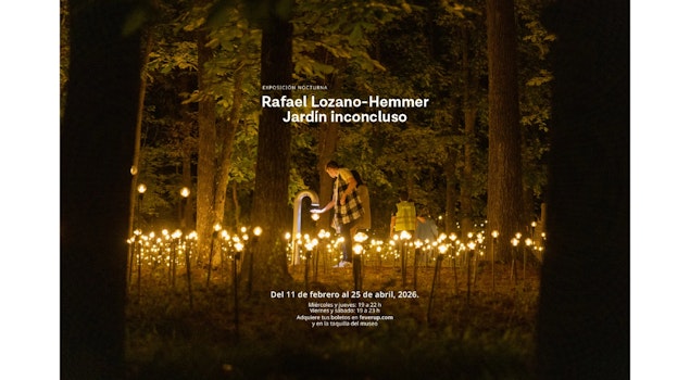 El Museo de Arte Moderno presenta “Rafael Lozano-Hemmer: Jardín Inconcluso”, exposición nocturna del artista mexicano-canadiense