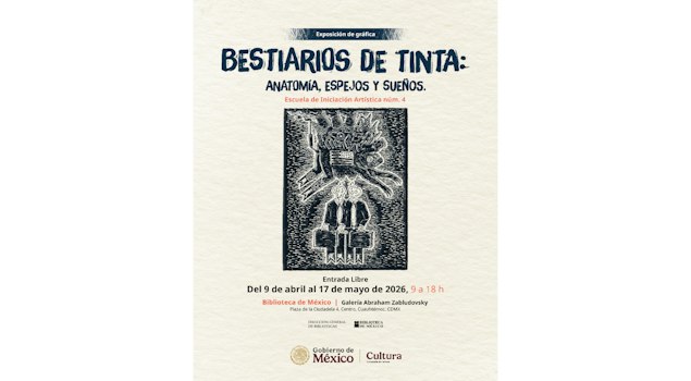 En “Bestiarios de tinta: anatomía, espejos y sueños” confluyen la imaginación y el arte en la Biblioteca Vasconcelos