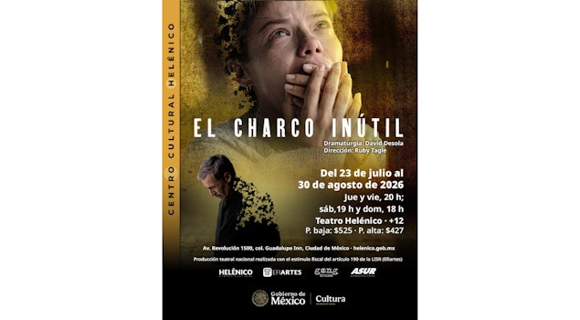 “El charco inútil” llega al Teatro Helénico con una historia sobre el amor, el duelo y la locura