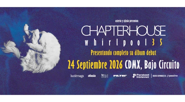 Chapterhouse visitará México por primera vez para celebrar los 35 años de "Whirlpool"