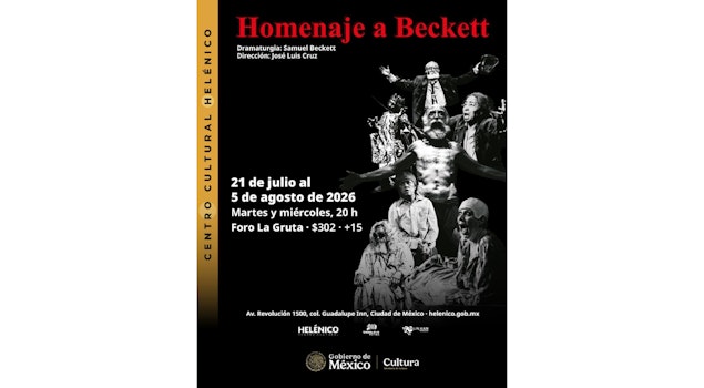 "Homenaje a Beckett" llega al Foro La Gruta con tres obras sobre el absurdo contemporáneo