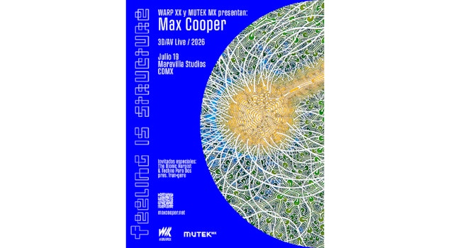 Max Cooper traerá a la Ciudad de México su espectáculo audiovisual "3D/AV Live: Feeling Is Structure Tour"