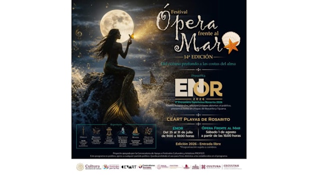 "Ópera Frente al Mar" celebrará su 14ª edición con conciertos gratuitos en Rosarito y Tijuana