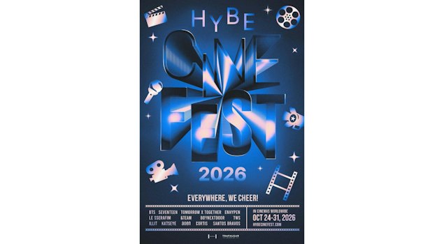 HYBE Cine Fest 2026 lleva los live world tours de BTS, SEVENTEEN, TXT y ENHYPEN al cine