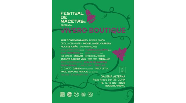 Vivero Boutique reúne plantas, arte y música en Galería Alterna